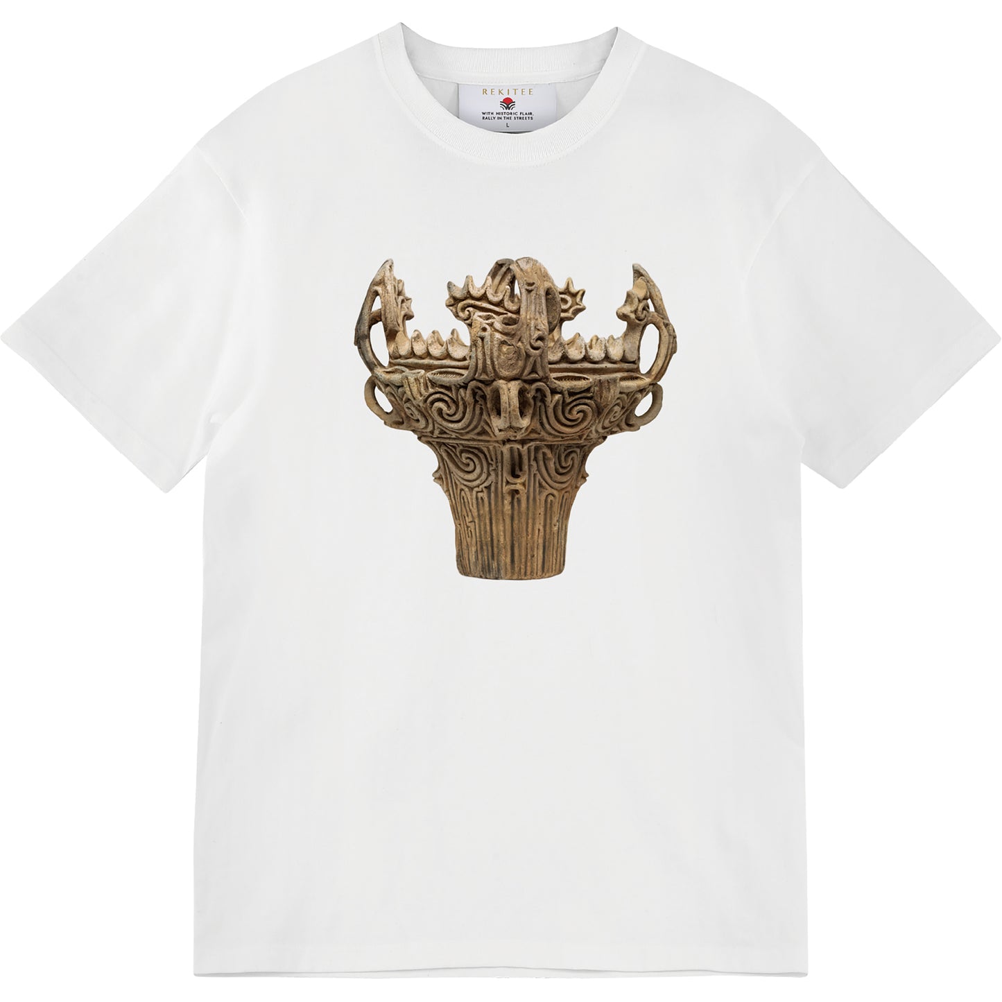 Flame–Shaped Earthenware