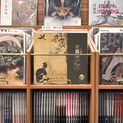 雀猫図｜REKITEE 店頭ジャケット陳列