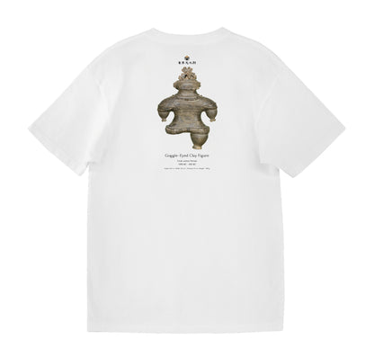 Goggle-Eyed Clay Figure
